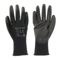 BLACK PALM GLOVES - L