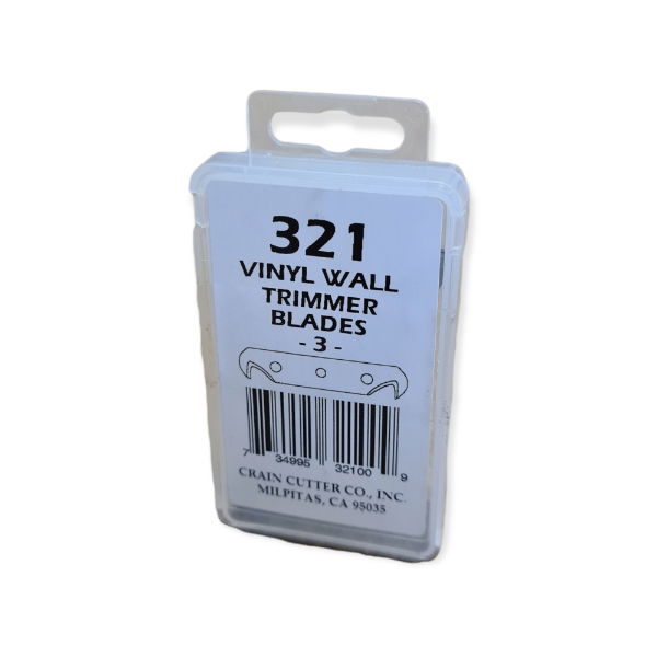 CRAIN 321 VINYL WALL TRIMMER BLADES (3)