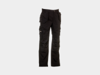 Dagan Trousers Front - Black