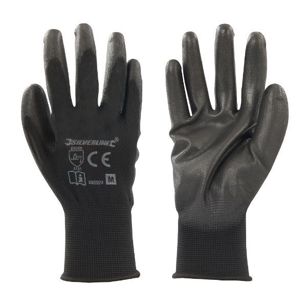 BLACK PALM GLOVES - M