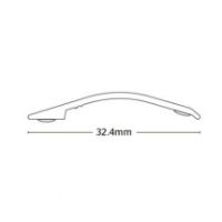 2.70m PREMIER S/A RAMP EDGE SMALL - BRUSHED BLACK