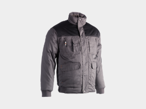 Typhon Jacket Front - Grey.Black