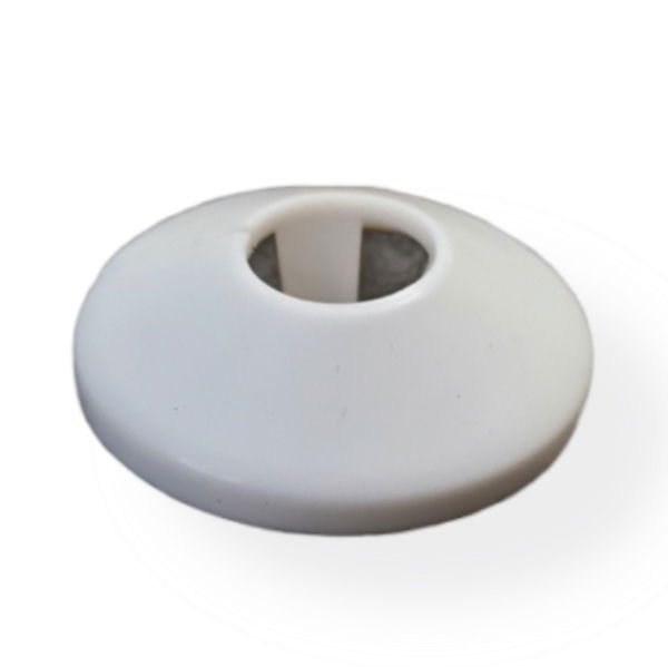 Pipe Cover - White Plastic