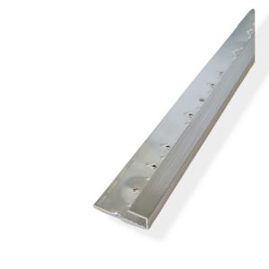 TUBE (6) 2.715m BRUSHED FINISH SQUARE EDGE