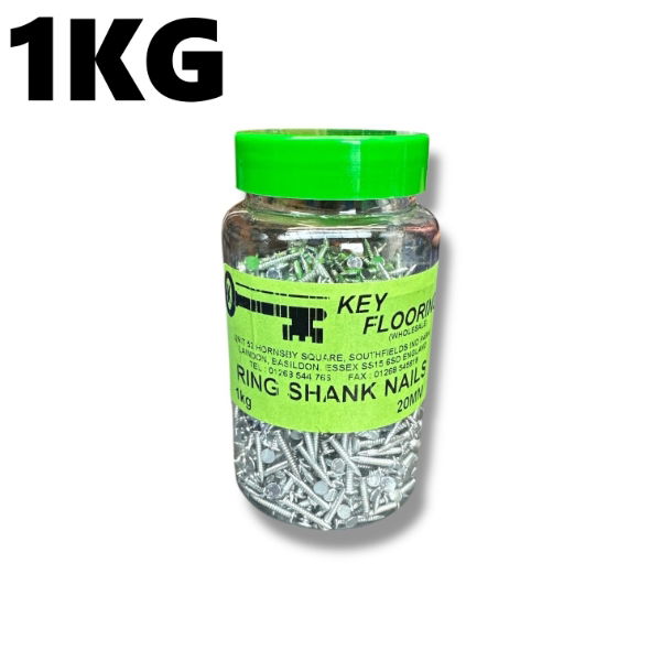 20mm RINGSHANK PRE-NAILS - 1KG