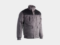 Typhon Jacket Front - Grey.Black