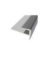 2.70m LAMINATE STAIR NOSING ALUMINIUM