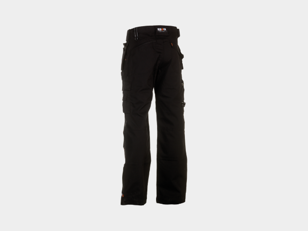 Dagan Trousers Back - Black